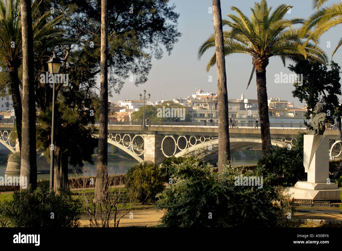 Seville triana bridge hi-res stock photography and images - Alamy
