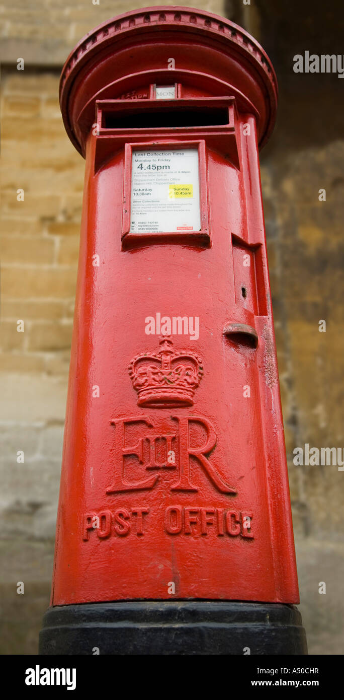 Red Pillar Box Stock Photo