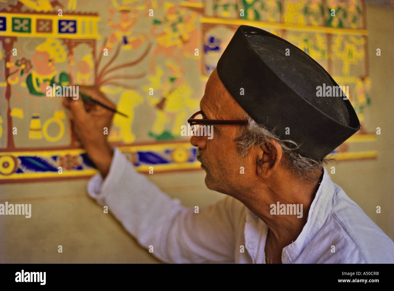 Painting of an old man hi-res stock photography and images - Alamy