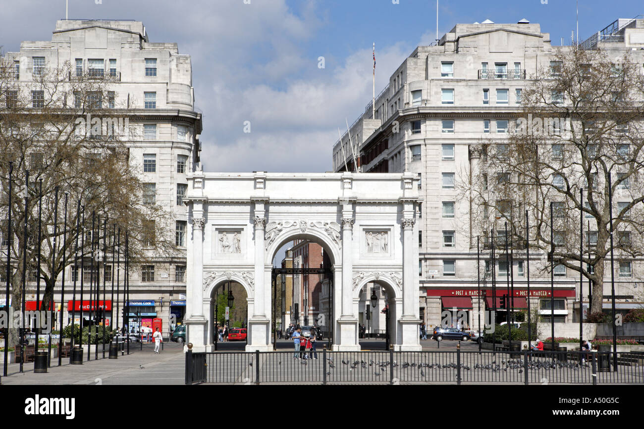 Marble Arch London England Stock Photo Alamy