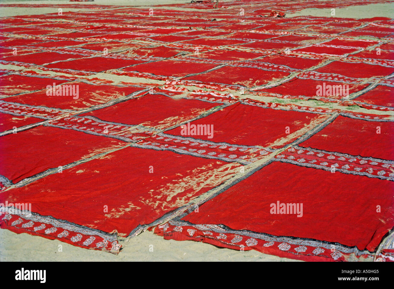 Block printed textile hi-res stock photography and images - Alamy
