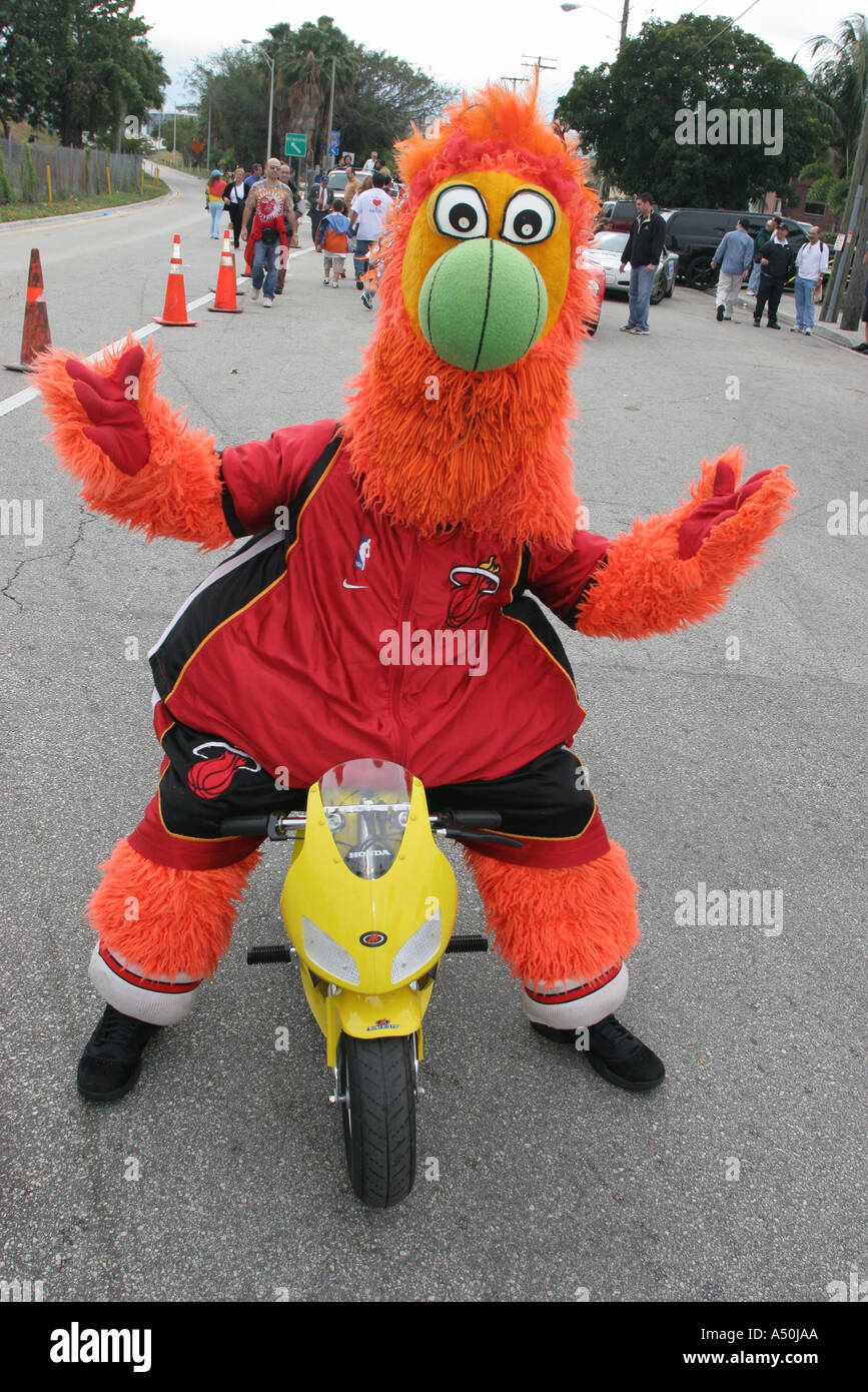 Burnie the miami heat mascot hi-res stock photography and images