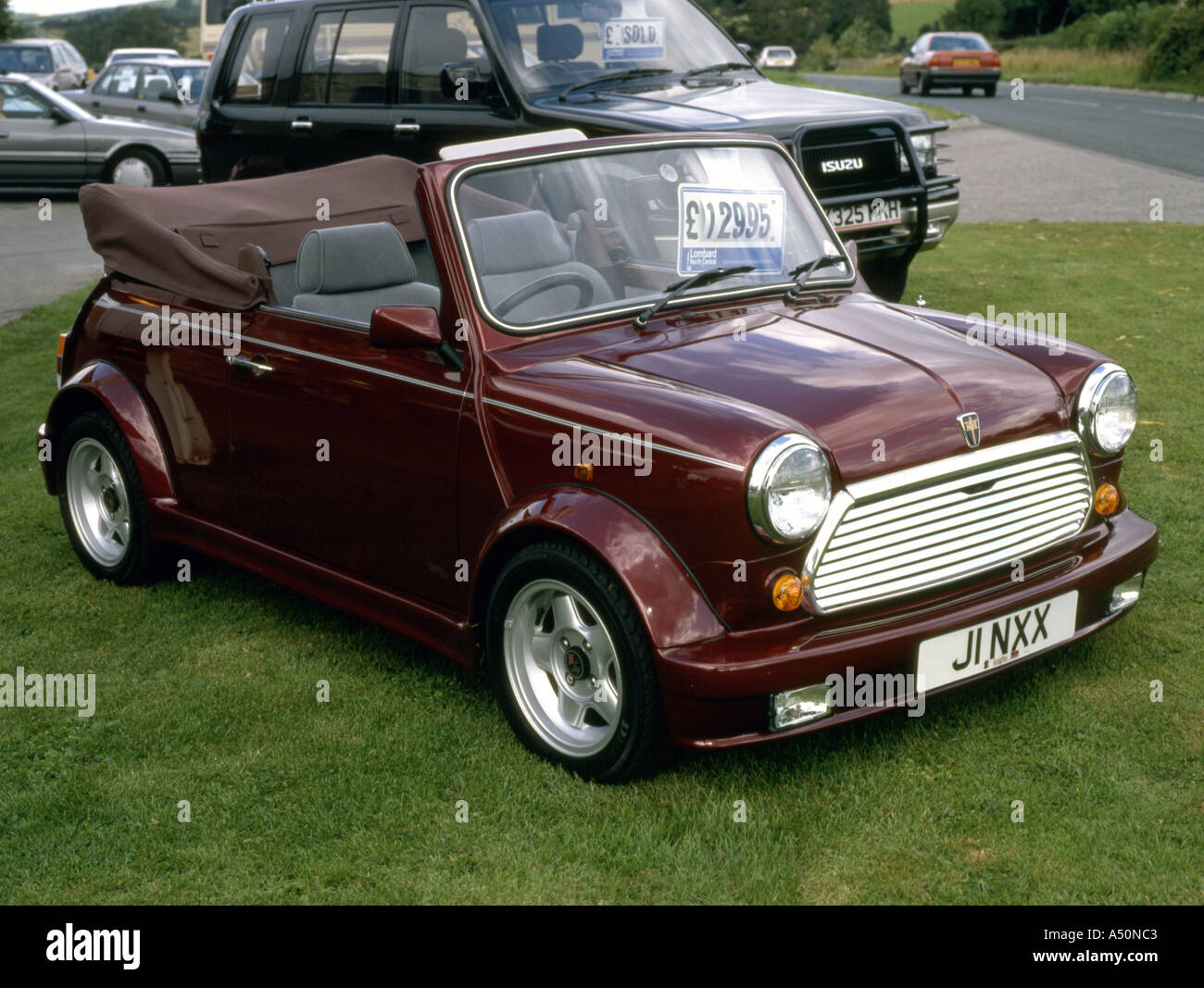Cabriolet Style Classic Mini From Rover About 1990 Stock Photo