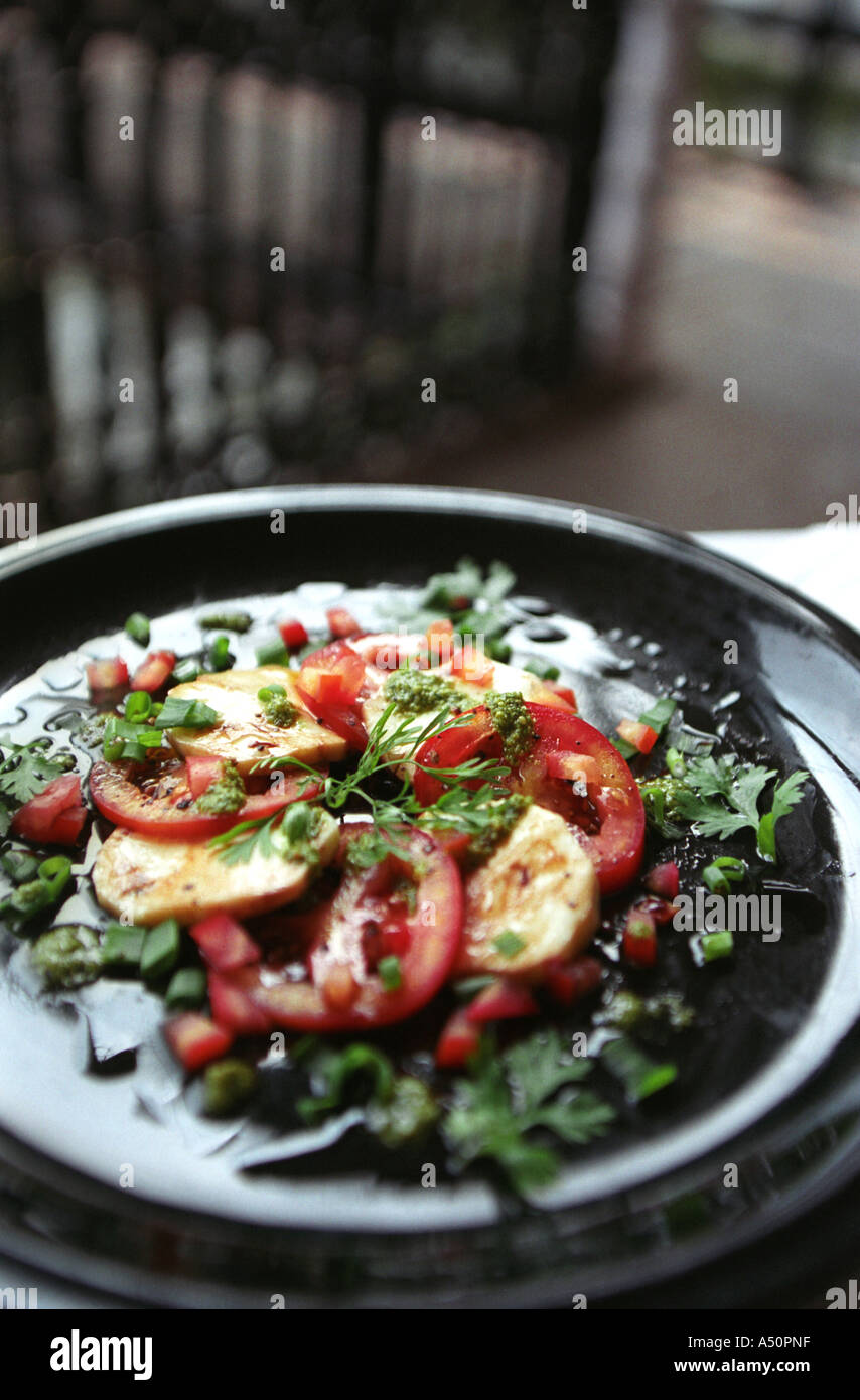 Dish at Kilroy Restaurant Kathmandu Stock Photo