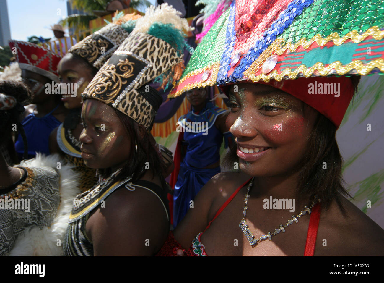 Florida, FL, South, Miami, Bayfront Park, Greater Miami Mardi Gras