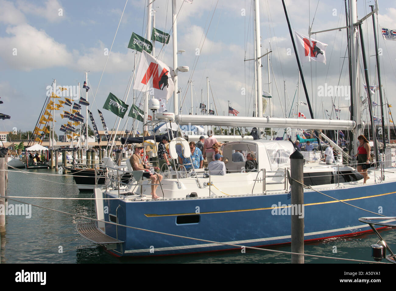 Miami Florida,Biscayne Bay water,Miami,International Boat Show,Bayside