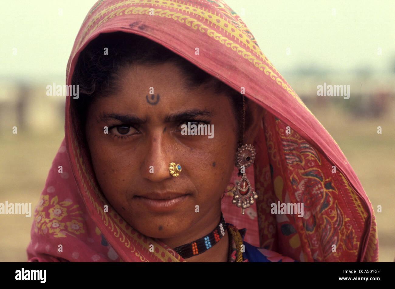 Rebari woman Rajasthan Stock Photo