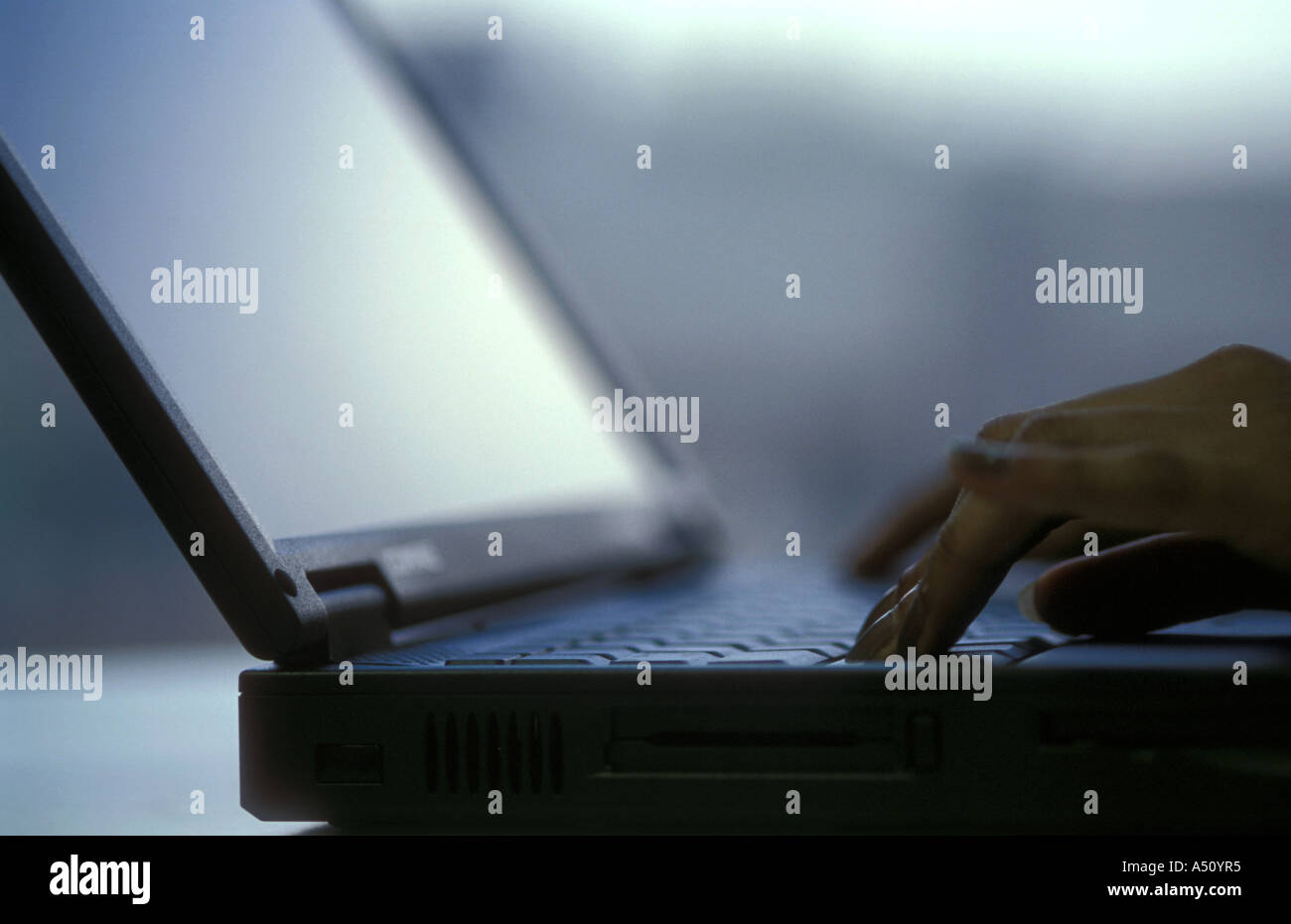 Laptop Computer While Working Working with laptop computer hi-res stock photography and images - Alamy