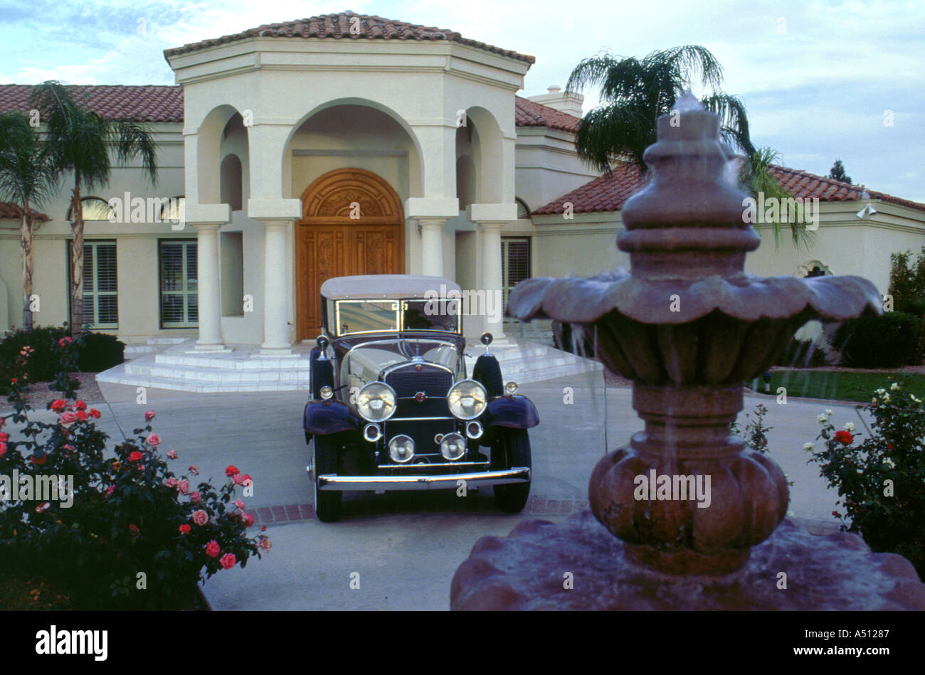 1932 Cadillac v16 convertible Stock Photo