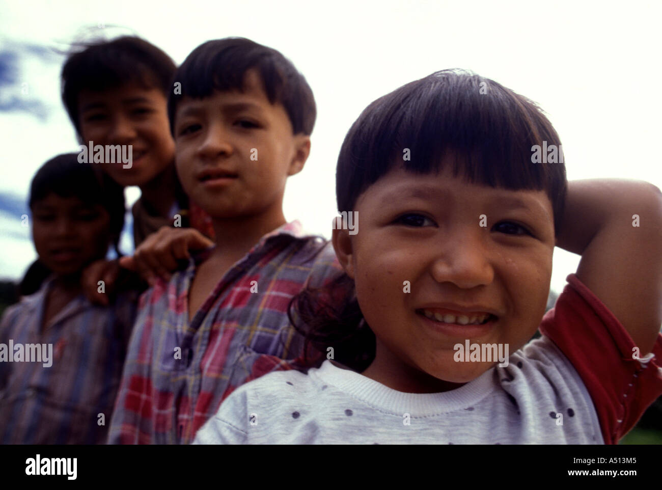 Children Cherapunji Meghalaya India Stock Photo - Alamy