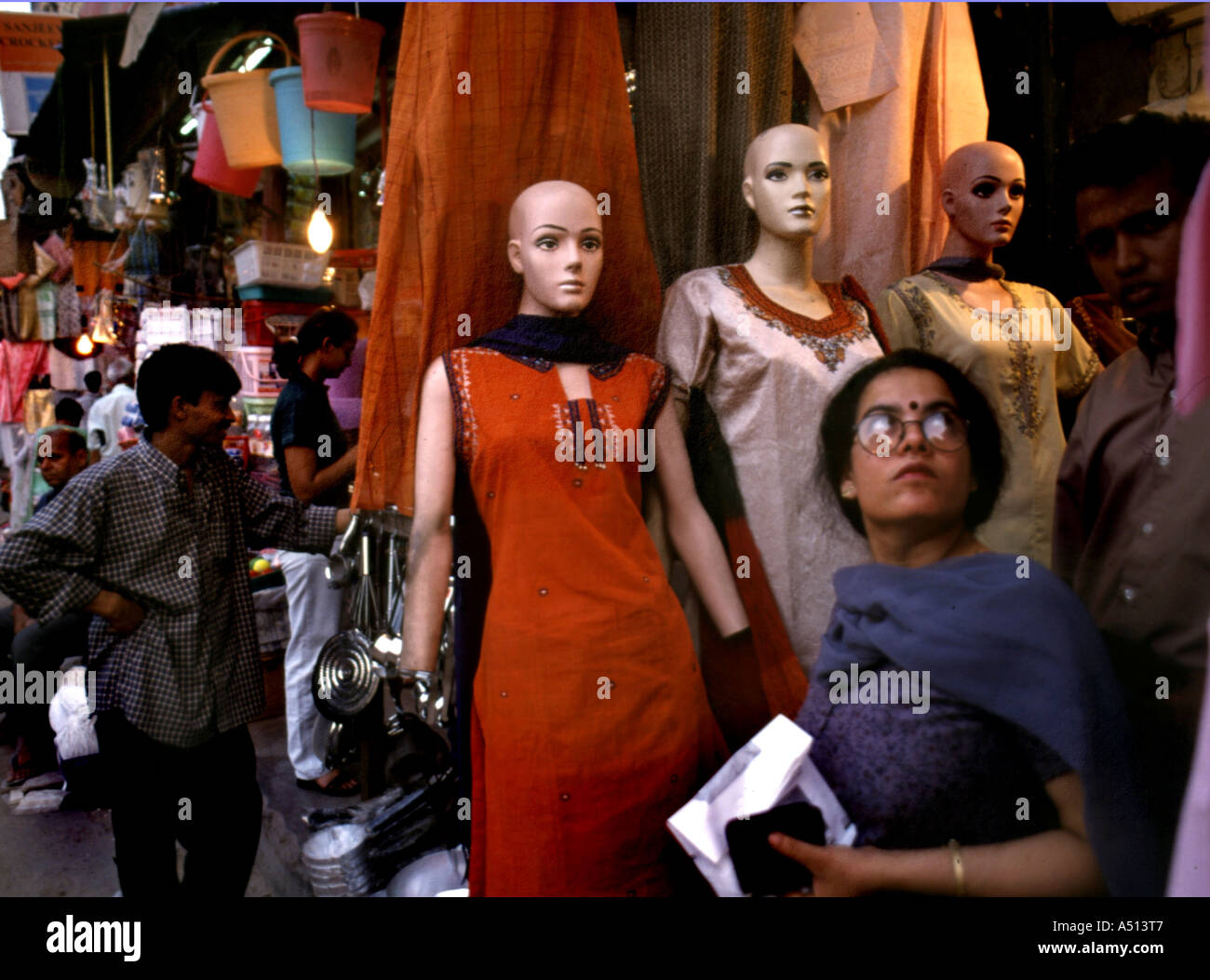Mannequins at Lajpat nagar market Delhi India Stock Photo Alamy