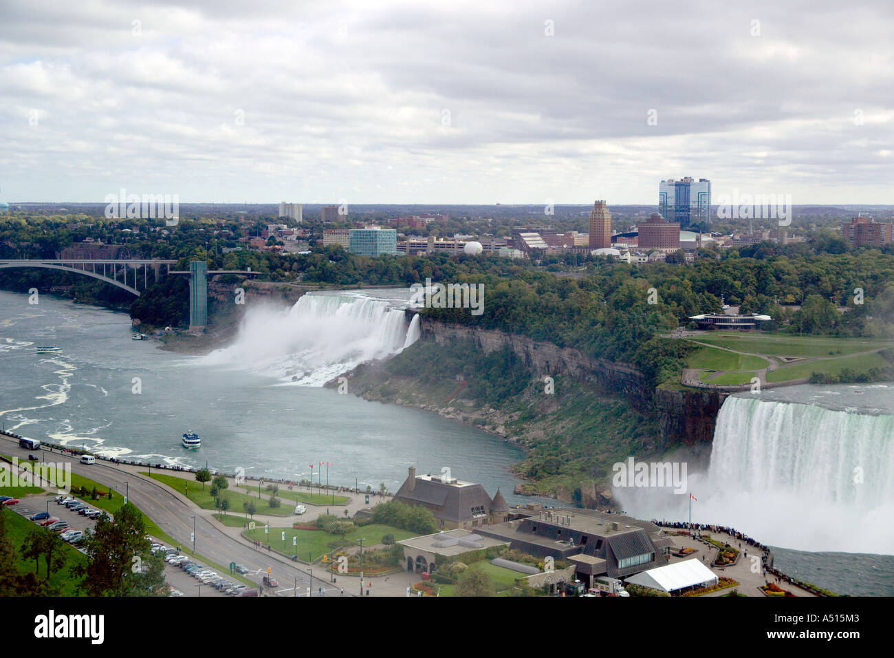 Niagara Falls and Bridal Veil Falls Stock Photo - Alamy