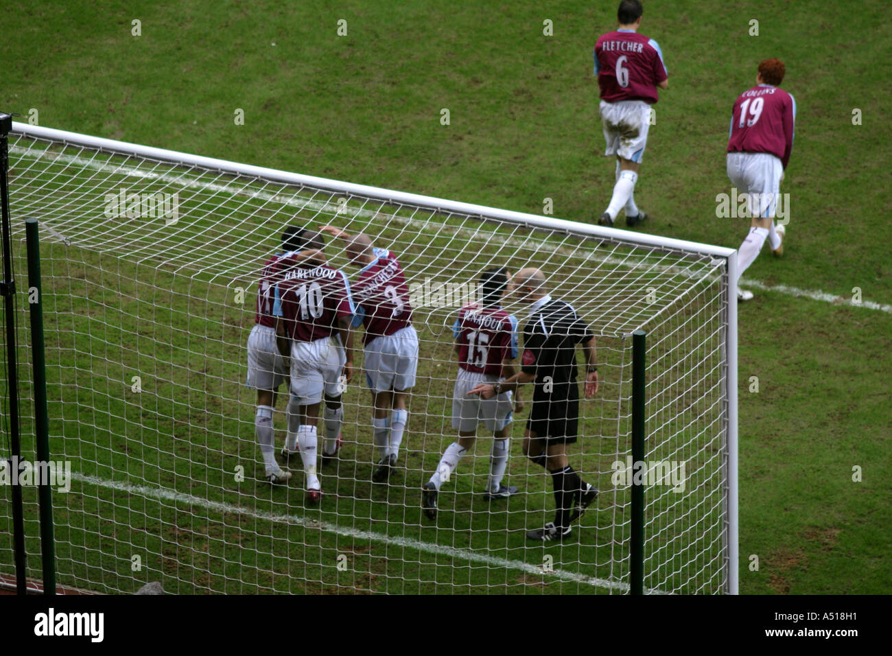 Marlon Harewood goal celebration West Ham v Chelsea Upton Park 2 January 2006 Stock Photo