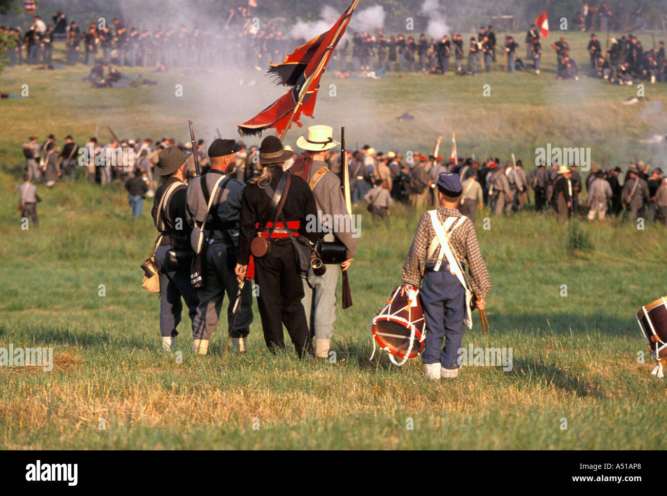 Battle of Gettysburg reenactment Stock Photo Alamy