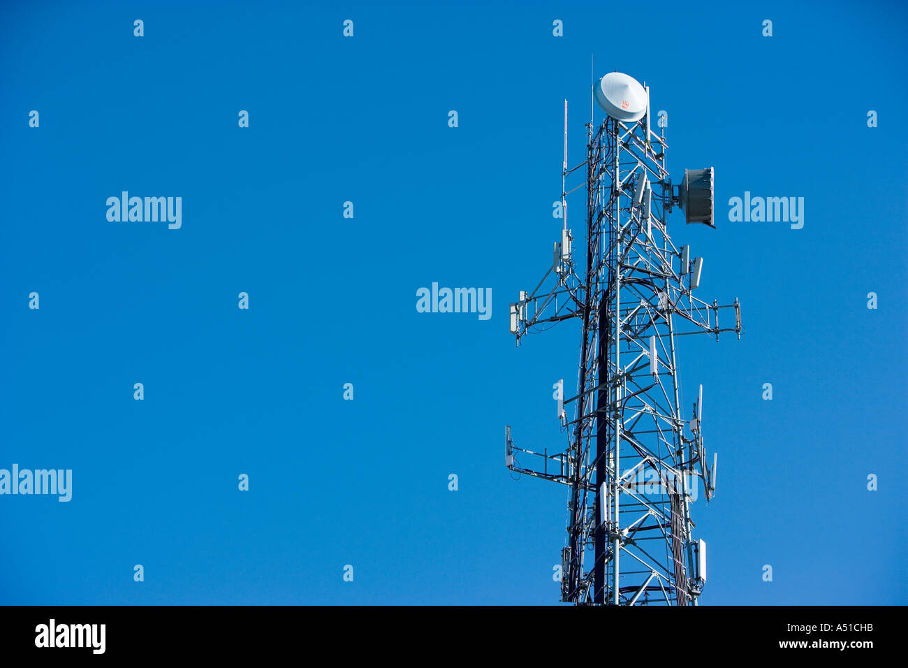 Microwave cel tower Stock Photo