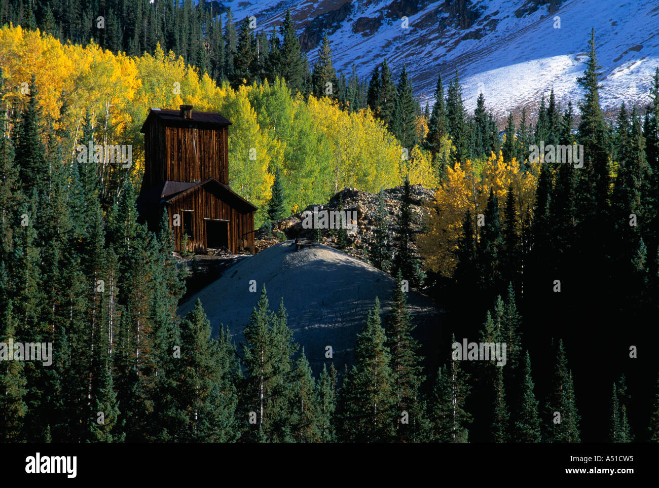 Mining Rustic Rustic abandoned mining structure Stock Photo - Alamy