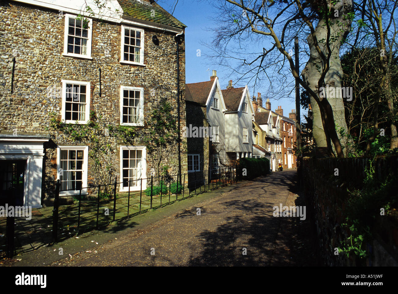 Old Houses in Norwich Cathedral Close Stock Photo 6381342 Alamy