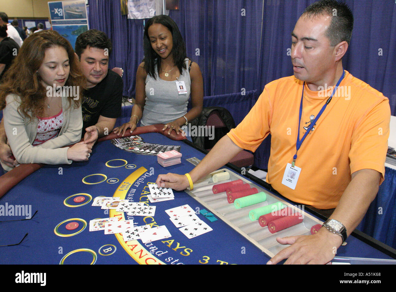 Blackjack Dealer On Cruise Ship