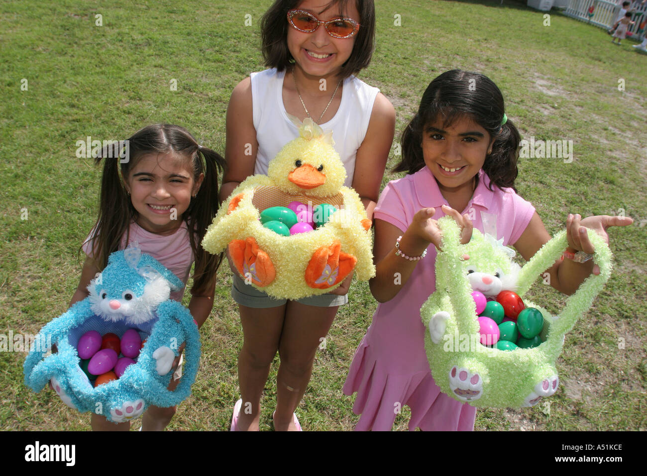Miami Florida Parrot Jungle Island Easter Egg Hunt Easter Seals Stock