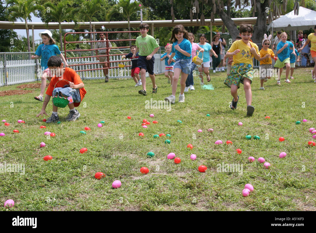 Miami Florida,Parrot Jungle Island,Easter Egg Hunt,Easter Sea waterls