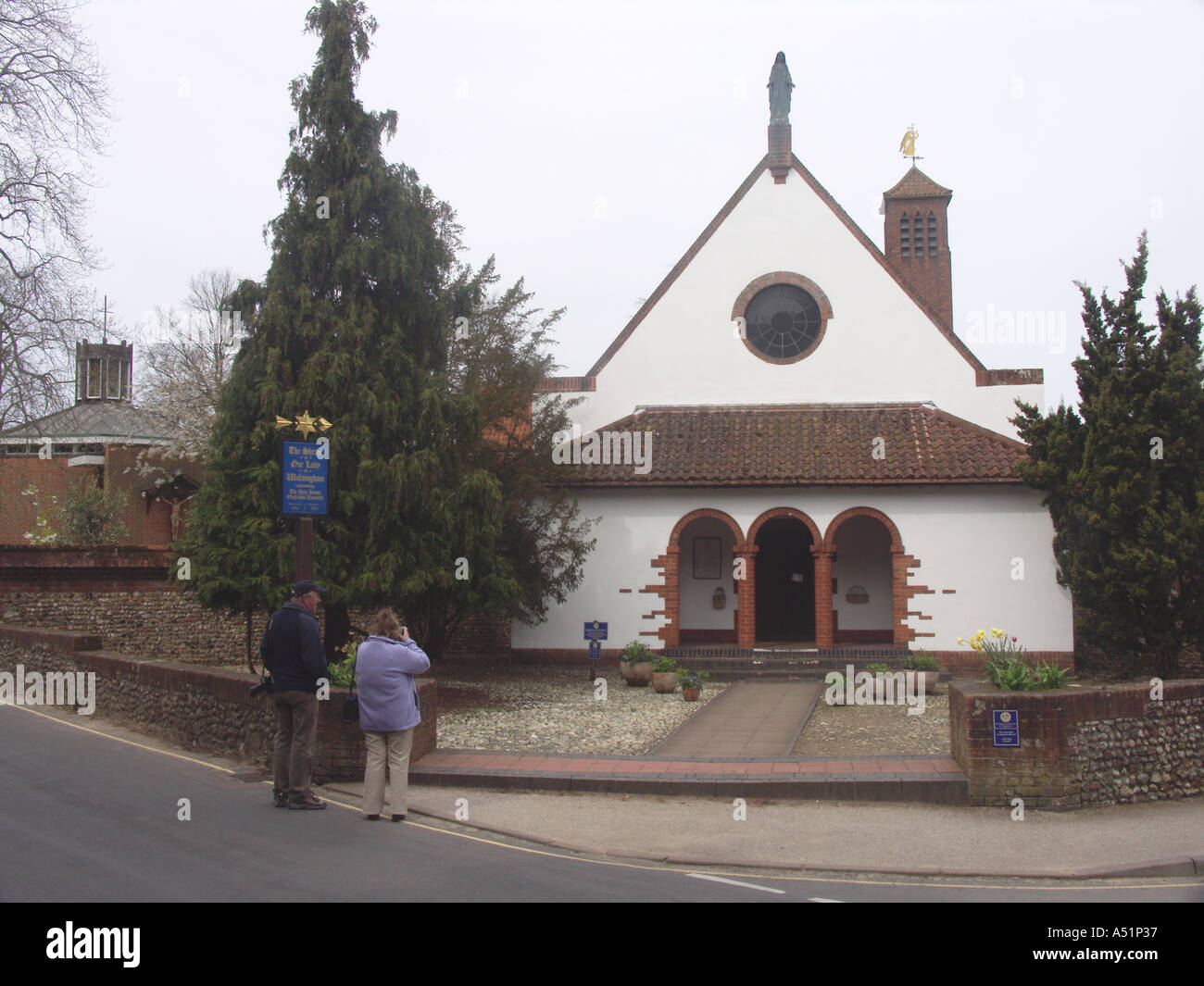 Shrine of our Lady of Walsingham Norfolk England Stock Photo Alamy
