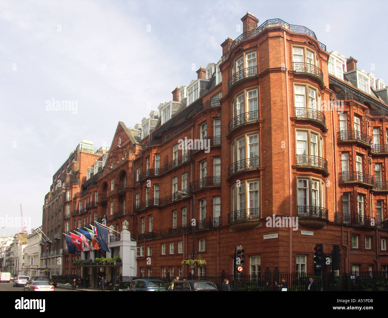 Claridges hotel Brook Street West End London England Stock Photo Alamy