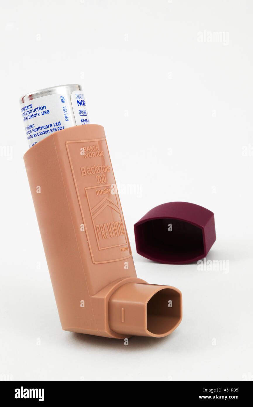 Asthma inhaler brown hires stock photography and images Alamy
