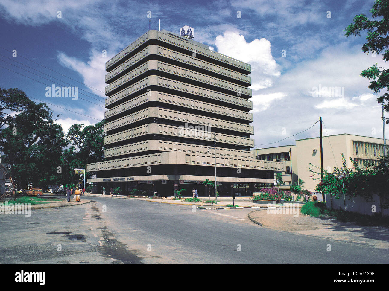 Reinsurance Plaza Building Mombasa Kenya East Africa Stock Photo