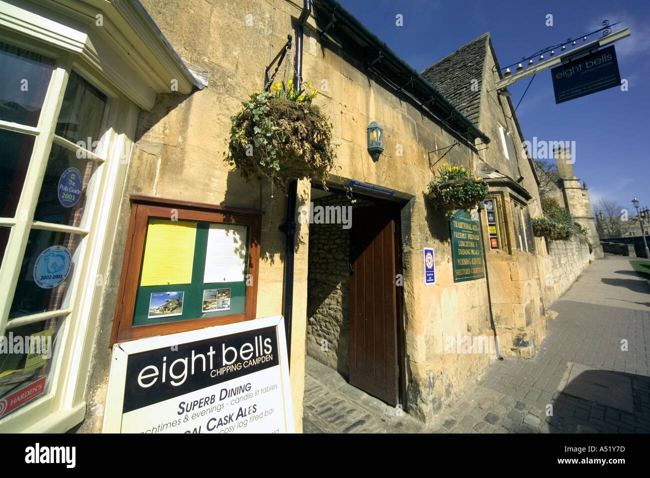 england gloucestershire the cotswolds chipping campden eight bells pub