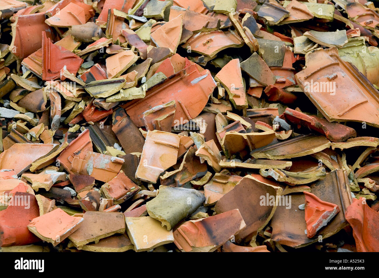 Tile trash Stock Photo Alamy