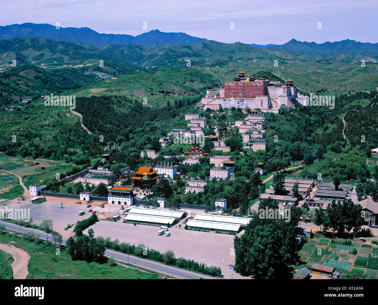 Putuozongcheng Temple, Chengde, Hebei, China Stock Photo