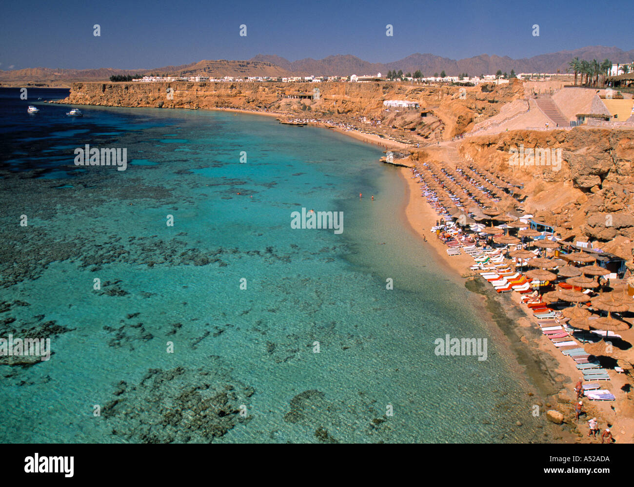 Ras Um Sid Beach, Sharm el-Sheikh, Sinai, Egypt Stock Photo