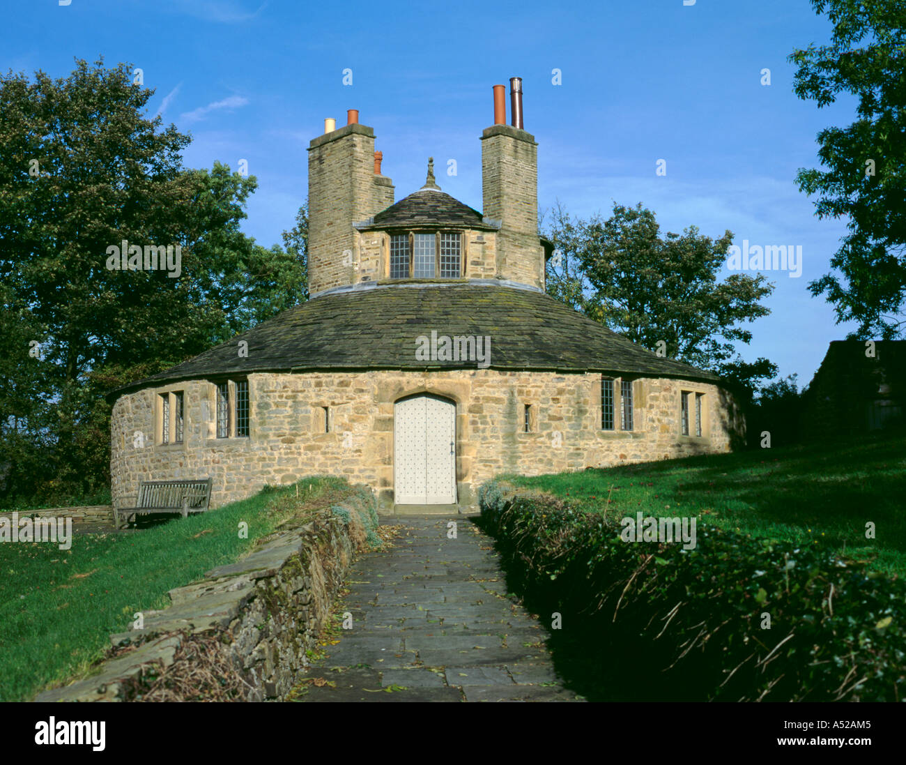 Lady Anne Gifford s Hospital, Almshouses and Chapel, Beamsley, near Bolton Abbey, North Yorkshire, England UK Stock Photo