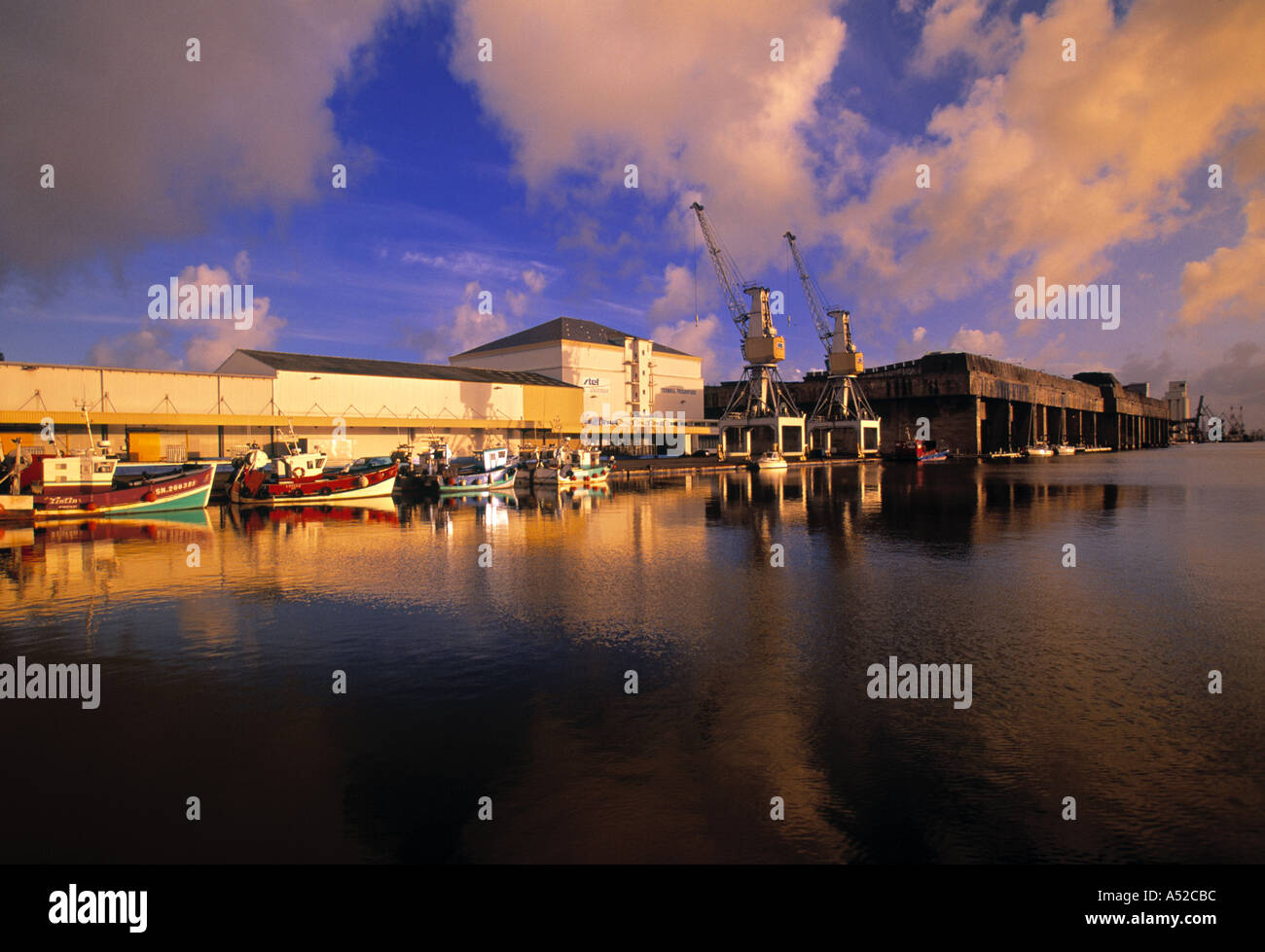 U Boat Pens, StNazaire, Loire Atlantique, Brittany, France Stock Photo Alamy