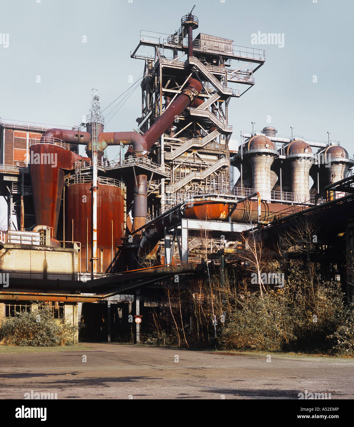 Industriepark Duisburg Nord Stock Photo