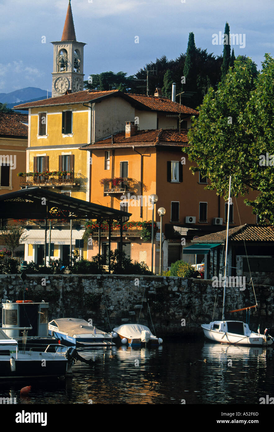 Luino, Lago Maggiore, Lombardy, Italy Stock Photo