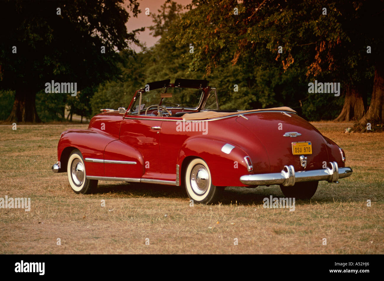 Oldsmobile Convertible of 1948 Stock Photo - Alamy