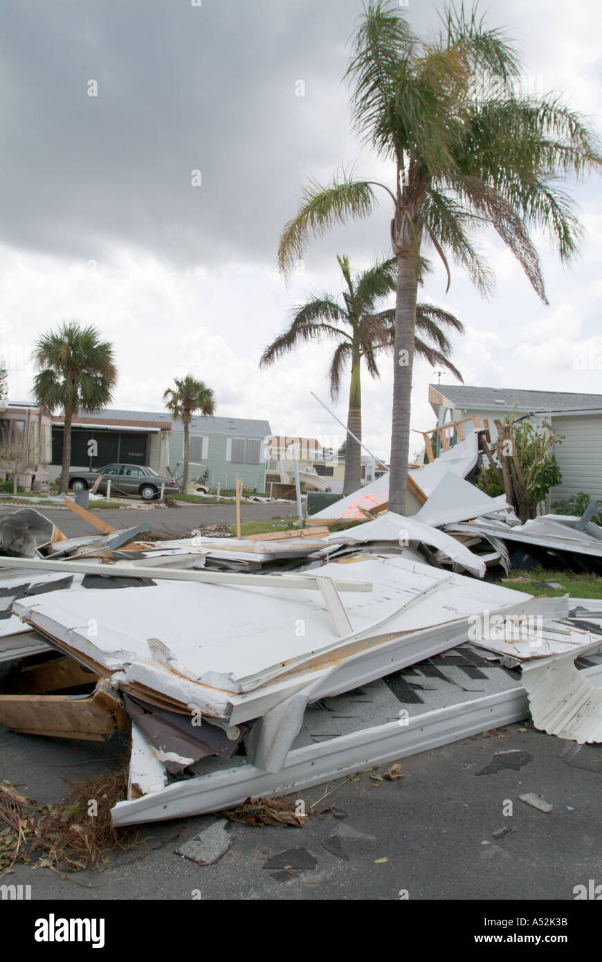 Hurricane Frances Saint Lucie County Florida damage destruction mobile