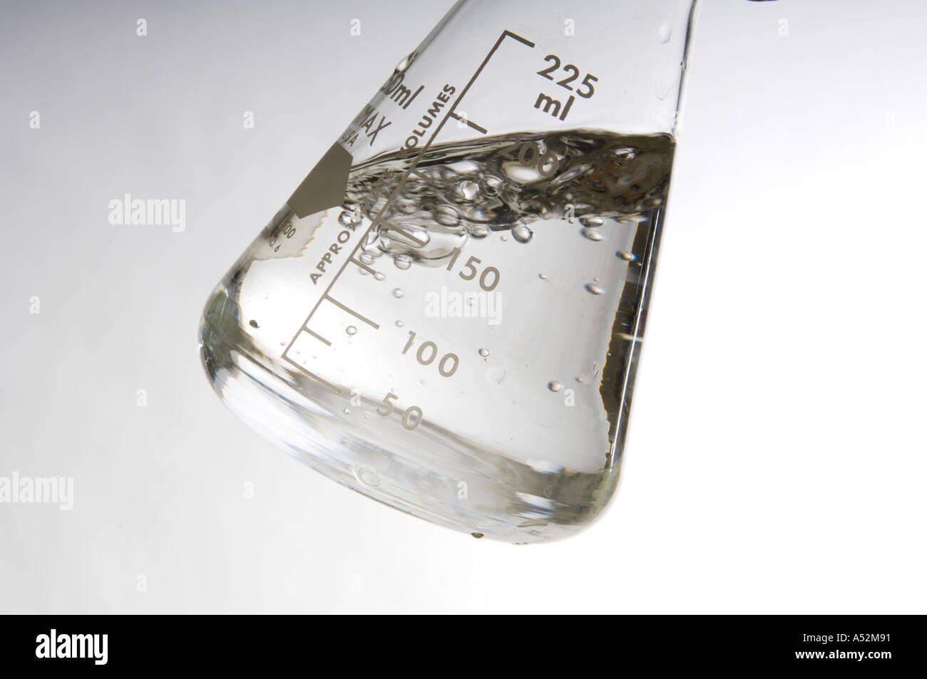 liquid in beaker in chemistry lab Stock Photo Alamy