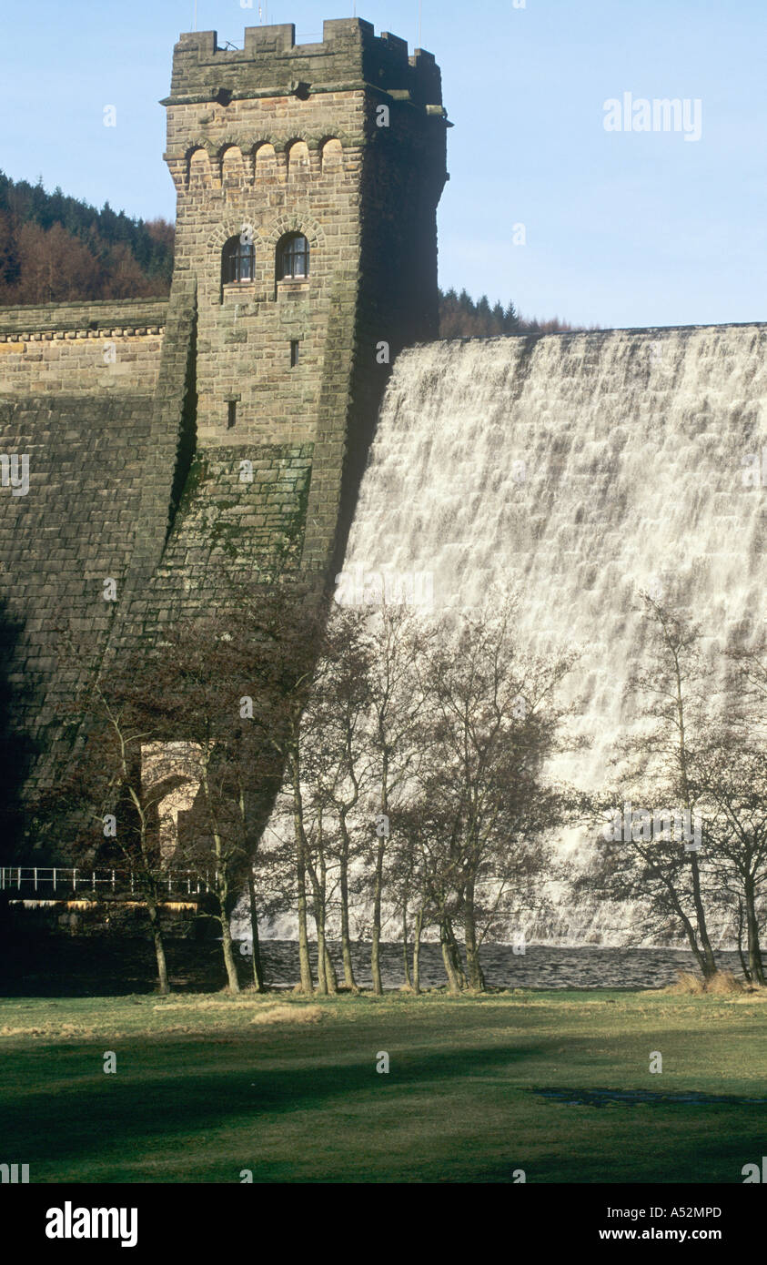 Derwent Dam, Derbyshire, England Stock Photo