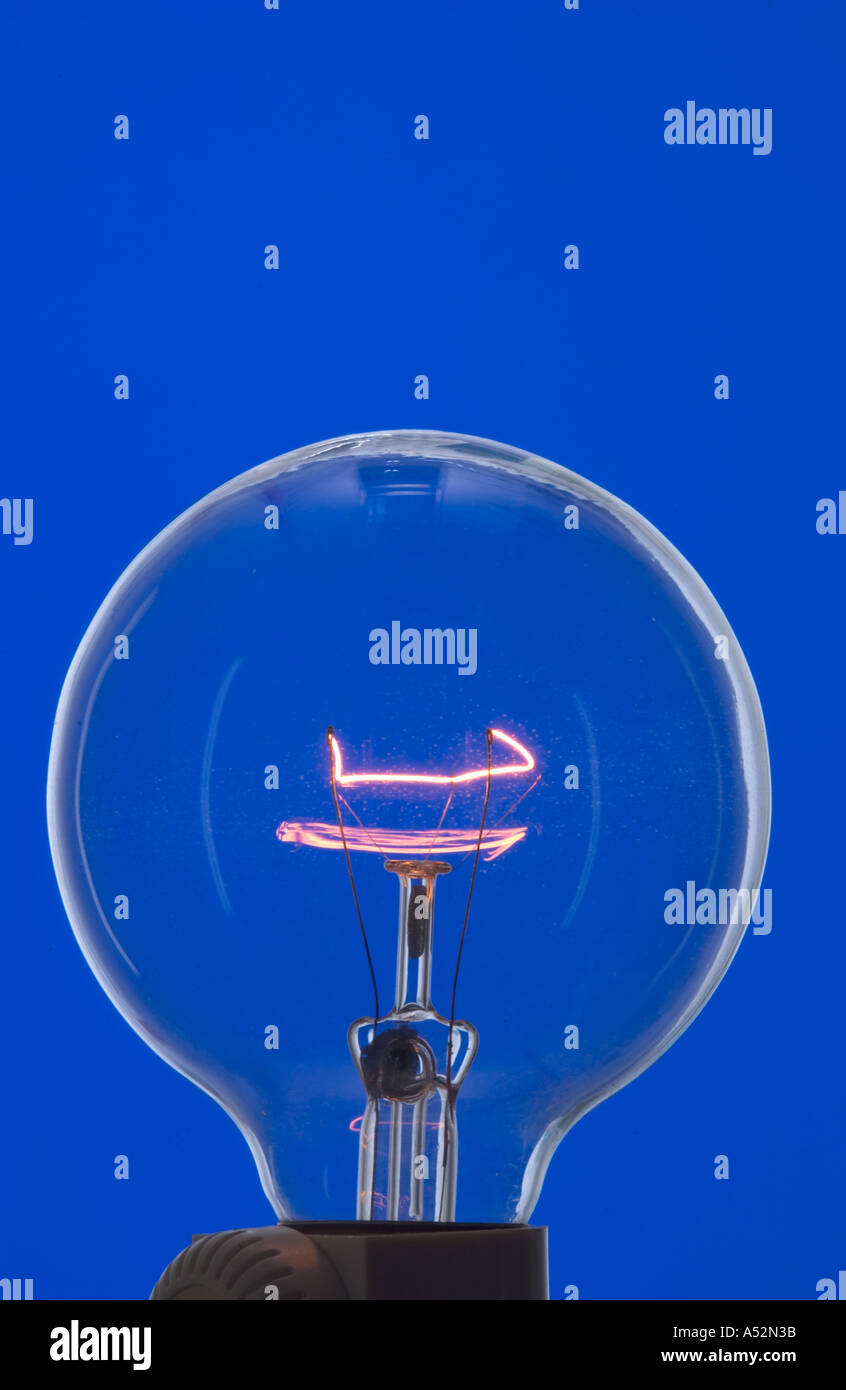 light bulb filament Stock Photo Alamy