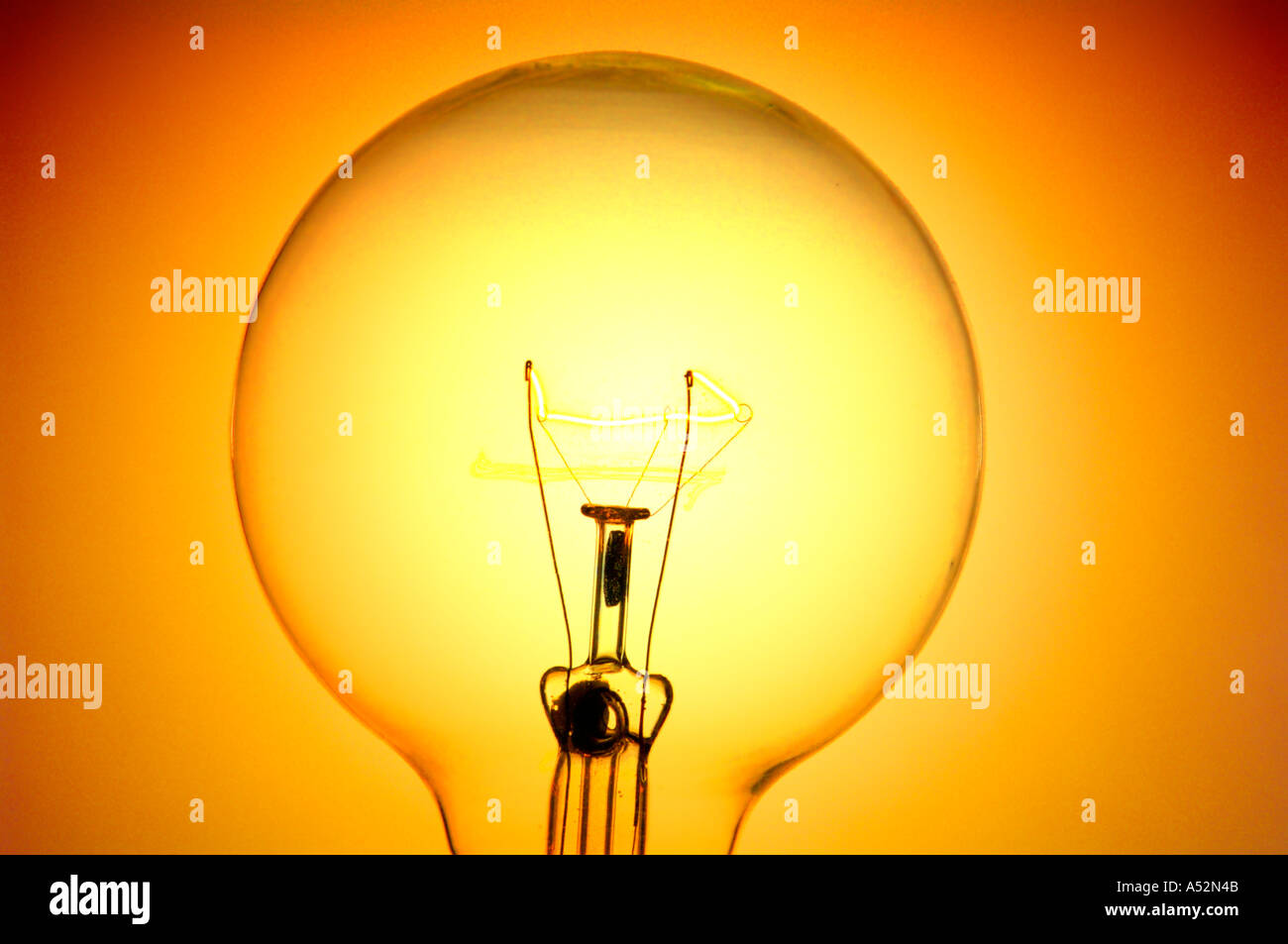 light bulb filament Stock Photo Alamy