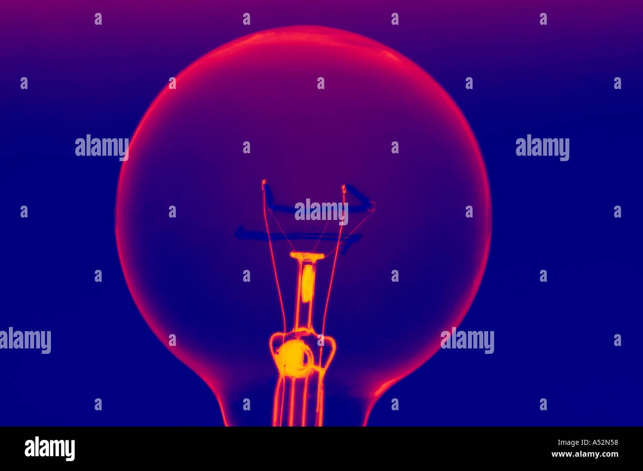 light bulb filament Stock Photo Alamy