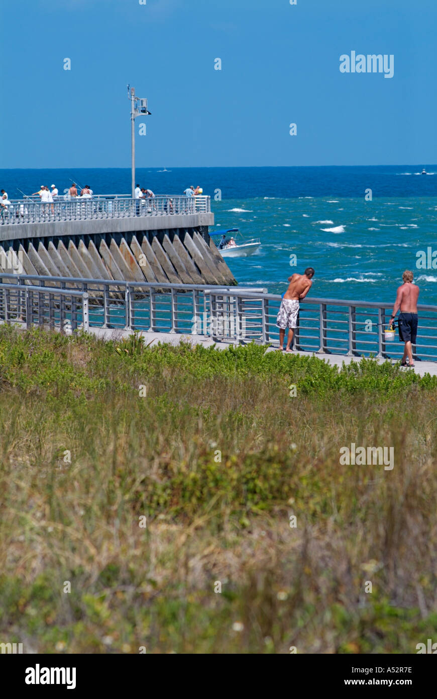 Sebastian Inlet State Park Melbourne Beach Florida parks fishing jetty
