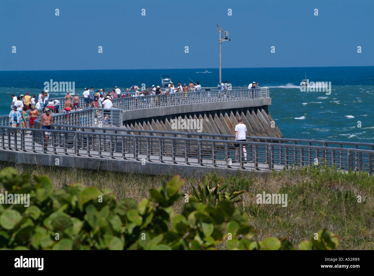 Sebastian Inlet State Park Melbourne Beach Florida parks fishing jetty