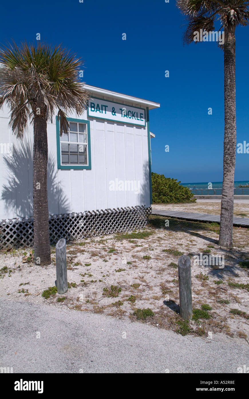 Sebastian Inlet State Park Melbourne Beach Florida parks bait and tackle  shop store fishing Stock Photo - Alamy