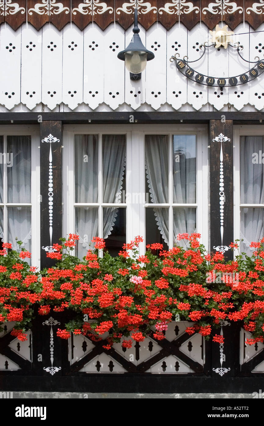 Schopfheim Baden-Württemberg Baden-Wuerttemberg Germany bay with flowers  Stock Photo - Alamy