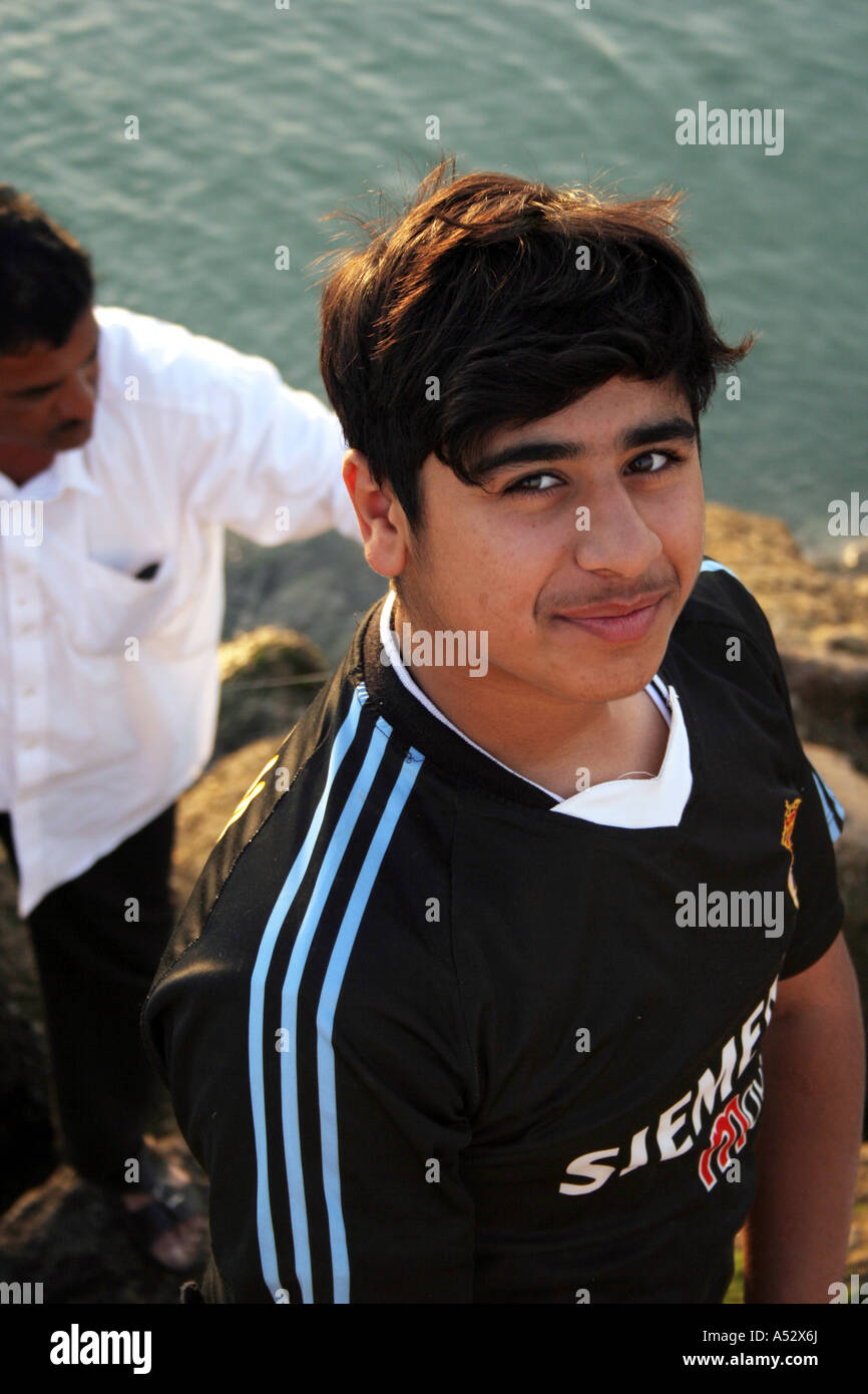 portrait of a kuwaiti boy Stock Photo Alamy