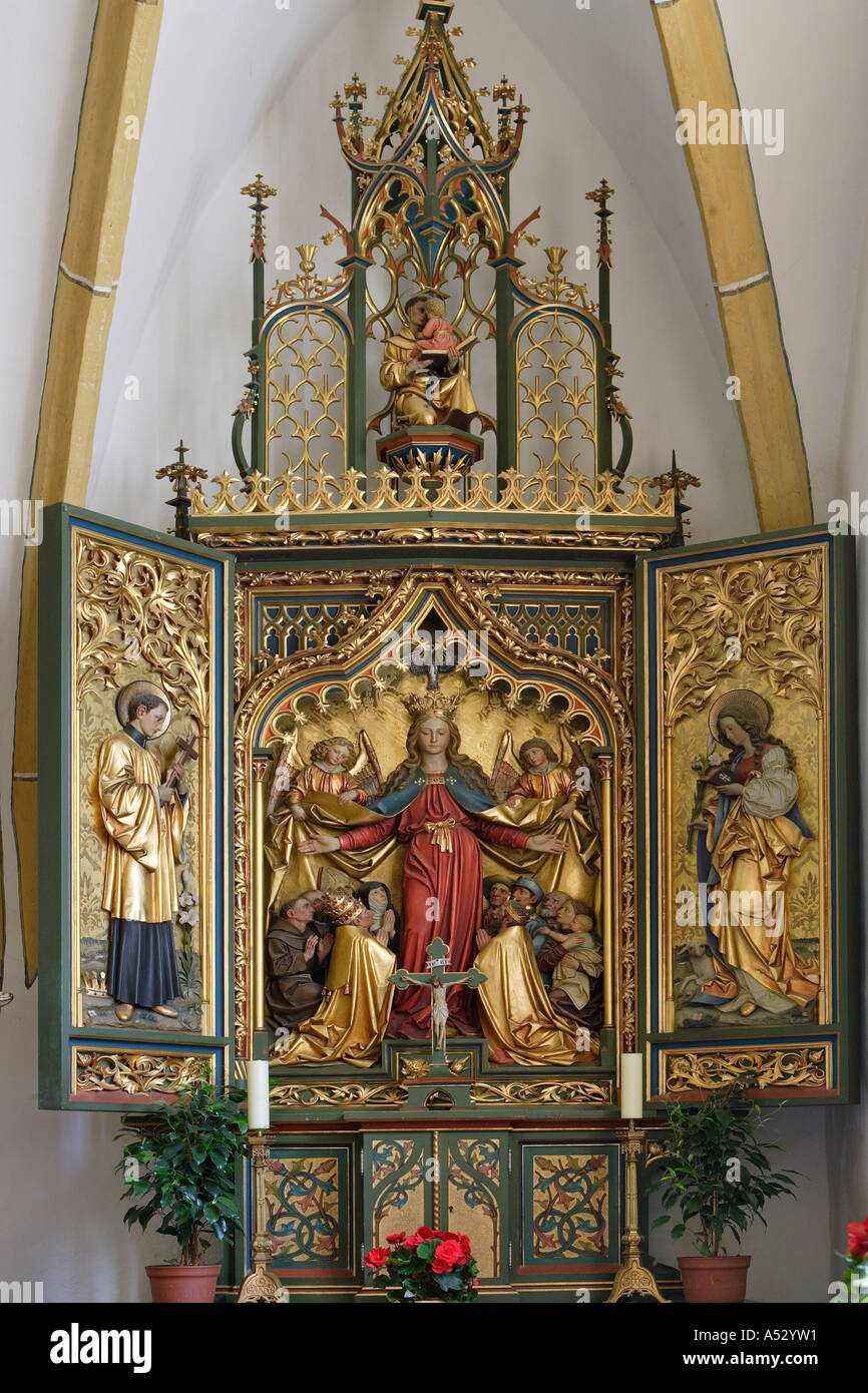 Gothic altar in church heiligenblut hi-res stock photography and images ...