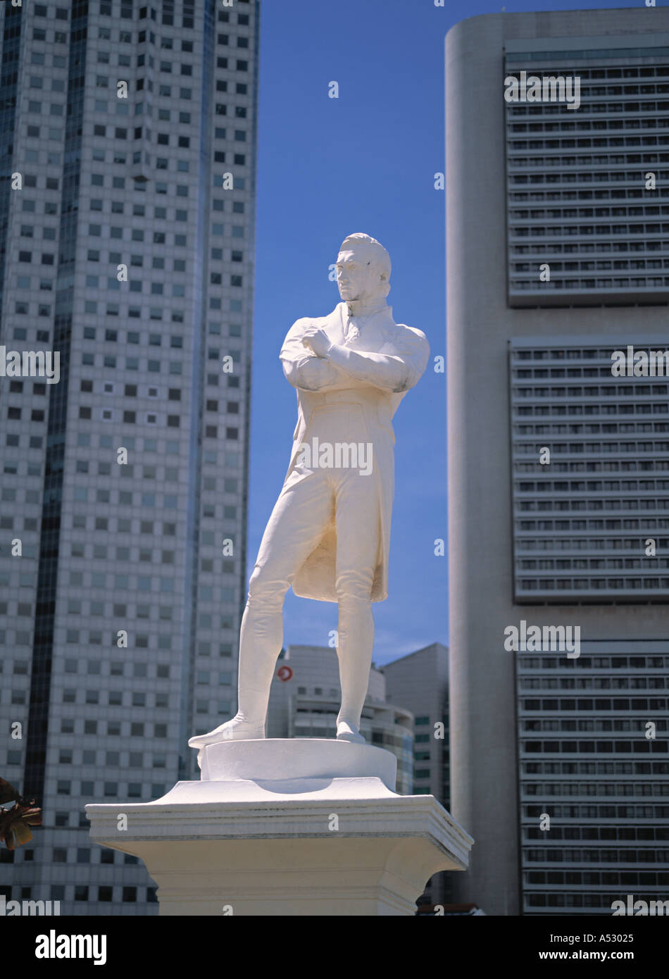 Patung Raffles Raffles Statue, Singapore Stock Photo - Alamy